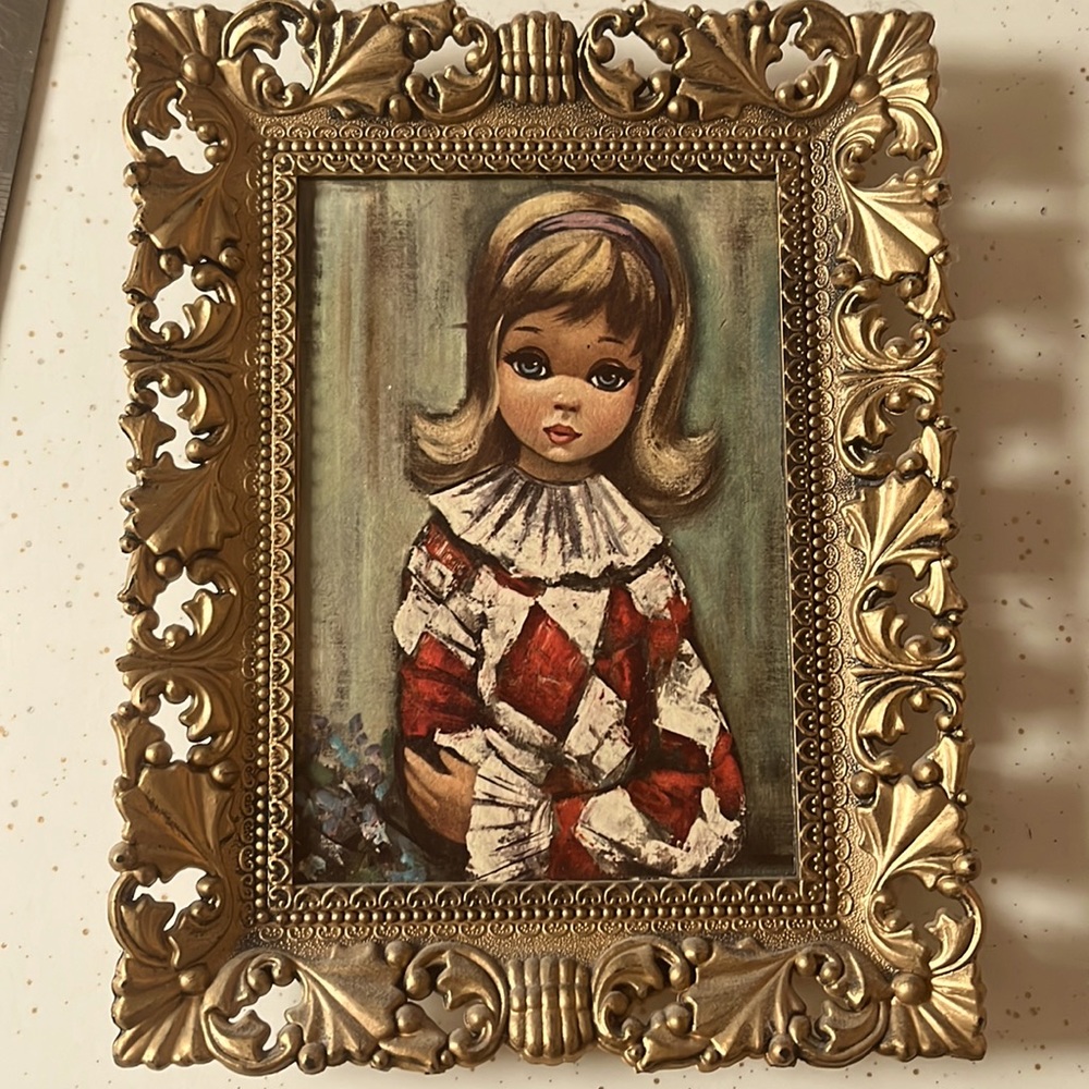 Vintage Big Eye print